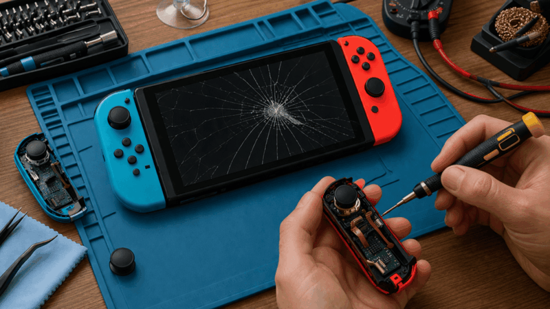 Nintendo Switch con Joy-Con difettosi o schermo rotto: ecco quanto costa la riparazione della tua Nintendo Switch